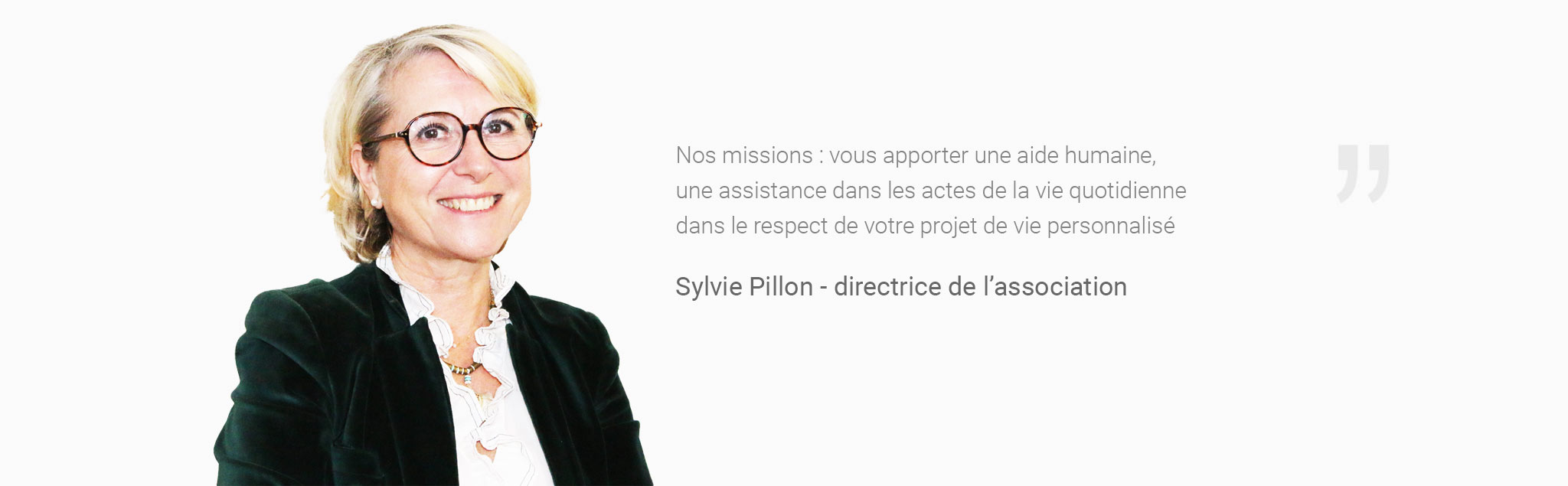 Sylvie Pillon - directrice de l'association AGAPES Sylvie Pillon - directrice de l'association AGAPES